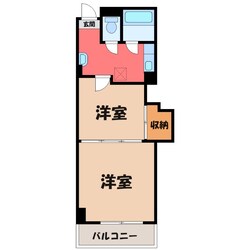 レジデンスカープ小山の物件間取画像